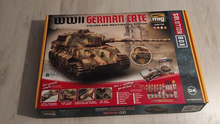 MG solution box WWII late war, Hobby en Vrije tijd, Modelbouw | Auto's en Voertuigen, Zo goed als nieuw, Auto, 1:32 tot 1:50, Overige merken
