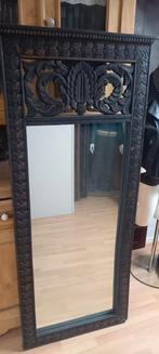 Spiegel met Houten Frame., Gebruikt, Ophalen of Verzenden, 150 tot 200 cm, Rechthoekig