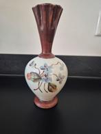 Vintage Vaas met Bloemmotief, Antiek en Kunst, Ophalen of Verzenden