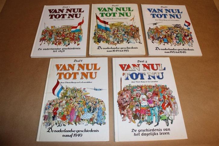 Van Nul tot Nu 1-5 — Complete Serie in Hardcover, Boeken, Stripboeken, Gelezen, Complete serie of reeks, Ophalen of Verzenden