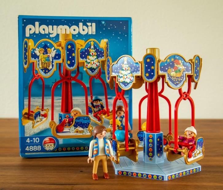 Playmobil Kerstdraaimolen 4888, Kinderen en Baby's, Speelgoed | Playmobil, Zo goed als nieuw, Complete set, Ophalen of Verzenden