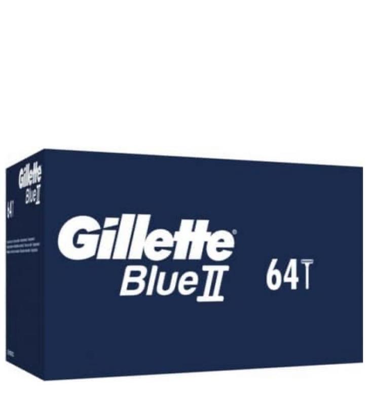 Gillette Blue II 64 stuks - Wegwerpscheermesjes, Sieraden, Tassen en Uiterlijk, Uiterlijk | Mondverzorging, Nieuw, Overige typen