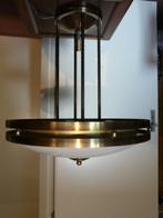 Hanglamp 47 cm messing met glas, Ophalen of Verzenden, Zo goed als nieuw, Glas, Minder dan 50 cm