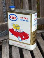 Esso olieblik jaren 50 - Met de bekende oliedruppel poppetje, Verzamelen, Blikken, Ophalen, Gebruikt, Overige, Overige merken