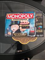 Monopoly Extreem Bankieren, Hobby en Vrije tijd, Gezelschapsspellen | Bordspellen, Ophalen of Verzenden, Zo goed als nieuw, Een of twee spelers