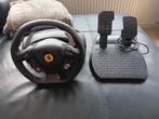 Trustmaster T80 Ferrari 488 gtb stuur met gaspedaal, 1 speler, Racen en Vliegen, Ophalen of Verzenden, Zo goed als nieuw