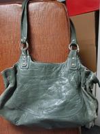 Grijze vintage damestas, Sieraden, Tassen en Uiterlijk, Tassen | Damestassen, Ophalen of Verzenden, Gebruikt, Grijs, Handtas