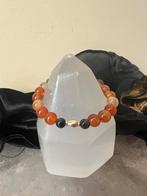 Carneool zonnesteen zwart beschermt powerful magie energie, Met edelsteen, Nieuw, Oranje, Ophalen of Verzenden