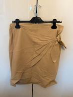 ML Collections Beige Leren Wikkelrok Maat 40, Kleding | Dames, Maat 38/40 (M), Ophalen of Verzenden, Zo goed als nieuw, Knielengte