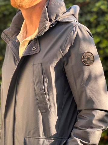 Airforce winterjas heren blauw / slimfit parka beschikbaar voor biedingen