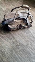 Burkely lederen unisex tas, Ophalen of Verzenden, Zo goed als nieuw, Grijs