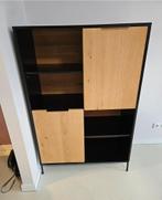 Stijlvolle Savoi MDF Rekkenkast Zwart, Ophalen, Met deur(en), 50 tot 100 cm, Zo goed als nieuw