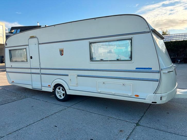 Tabbert 560 Privat Edition, Caravans en Kamperen, Caravans, Bedrijf, tot en met 4, 1250 - 1500 kg, Rondzit, Tabbert, Frans bed