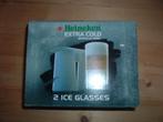 Heineken 2 Ice Glasses (nr.1), Ophalen of Verzenden, Nieuw, Overige typen, Heineken