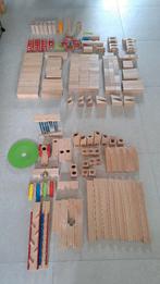 Haba blokken en knikkerbaan met veel extra's, Kinderen en Baby's, Speelgoed | Houten speelgoed, Ophalen, Zo goed als nieuw