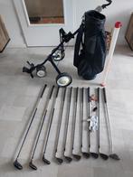 Dames golfset rechts met Duwkar en golftas, Sport en Fitness, Golf, Ophalen, Zo goed als nieuw, Tas, Overige merken