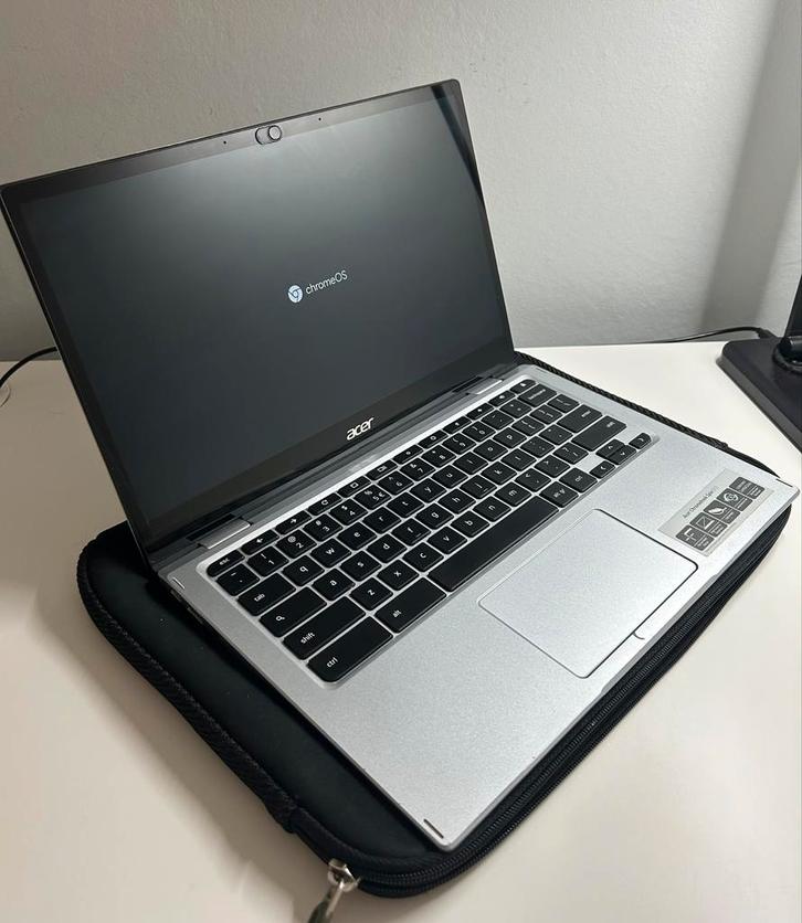 Acer Chromebook Spin 513, Computers en Software, Chromebooks, Zo goed als nieuw, 13 inch, 4 GB of minder, 64 GB, Qwerty, Touchscreen