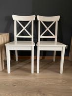 2 Ikea Ingolf stoelen NIEUW, Nieuw, Twee, Wit, Ophalen