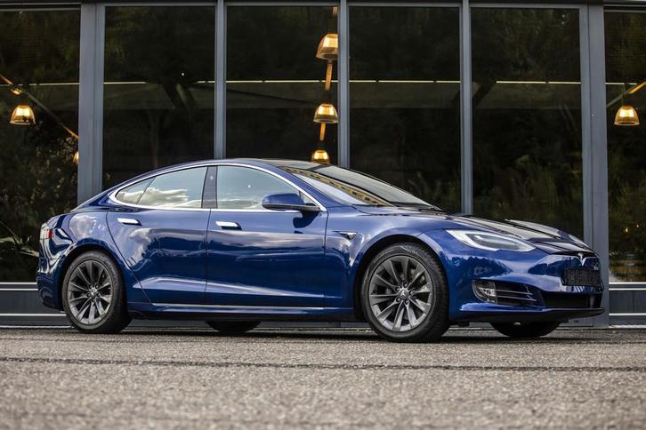 Tesla Model S Long Range (bj 2020, automaat), Auto's, Tesla, Te koop, Model S, 4x4, ABS, Achteruitrijcamera, Adaptive Cruise Control