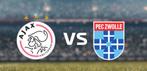 Ajax - PEC Zwolle 2 stuks vak 117, Seizoenskaart, Twee personen, September