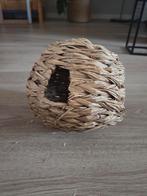 Rieten bol huisje voor hamsters/knaagdieren, Dieren en Toebehoren, Ophalen of Verzenden, Zo goed als nieuw