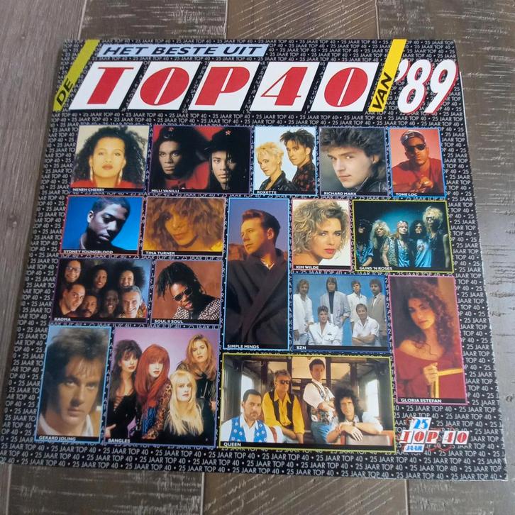 Top 40 van '89 LP - Originele Persing, Cd's en Dvd's, Vinyl | Pop, Gebruikt, 1980 tot 2000, 12 inch, Ophalen of Verzenden