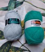 2 bollen baby wol, blauw en groen, Hobby en Vrije tijd, Ophalen of Verzenden, Nieuw, Breien of Haken, Wol of Garen