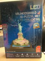 Nieuwe 3D Puzzel met licht, Vrijheidsbeeld New York in Doos, Ophalen of Verzenden, Nieuw