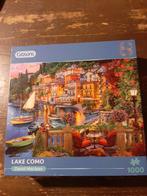 Gibson Lake Como Puzzel - 1000 stukjes, Ophalen of Verzenden, 500 t/m 1500 stukjes, Zo goed als nieuw, Legpuzzel