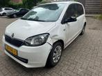 Skoda Citigo 1.0 T 44KW 2012 Wit / Schade, Voorwielaandrijving, 840 kg, 4 stoelen, Wit