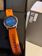 Garmin Fenix 7X sapphire solar, Sieraden, Tassen en Uiterlijk, Sporthorloges, Garmin, Ophalen of Verzenden, Zo goed als nieuw