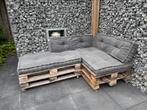 Loungeset pallets met kussens, Ophalen of Verzenden, Gebruikt
