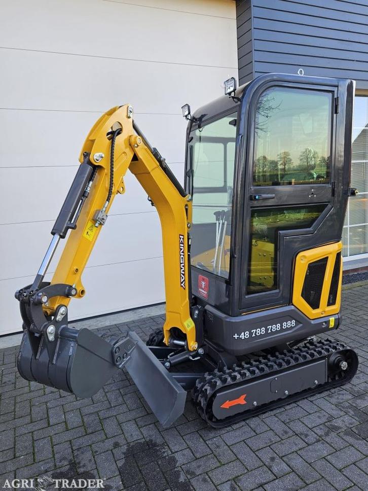 Minigraafmachine minigraver KINGWAY TITAN Kerstaanbieding, Zakelijke goederen, Machines en Bouw | Kranen en Graafmachines, Graafmachine