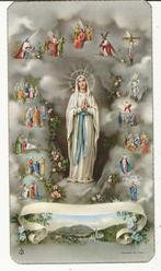 Lourdes (maria imringd door momenten uit de kruisweg, Verzamelen, Verzenden, Zo goed als nieuw, Kaart of Prent, Christendom | Katholiek