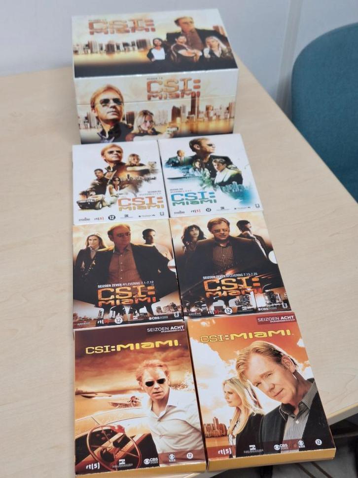 CSI: Miami -Seizoen 1-8 DVD Boxset, Cd's en Dvd's, Dvd's | Tv en Series, Gebruikt, Actie en Avontuur, Boxset, Vanaf 12 jaar, Ophalen of Verzenden