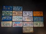 Originele gebruikte Amerikaanse en Canadese kentekenplaten, Verzamelen, Ophalen of Verzenden, Gebruikt, Auto's