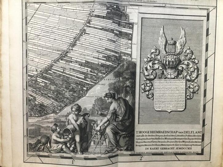 Bleiswijk,  Cruquius, 25e Stuk,  1712., Antiek en Kunst, Kunst | Etsen en Gravures, Verzenden
