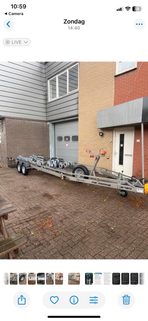 Boottrailer van Cleas., Watersport en Boten, Boottrailers, Zo goed als nieuw, Overige typen, Ophalen of Verzenden