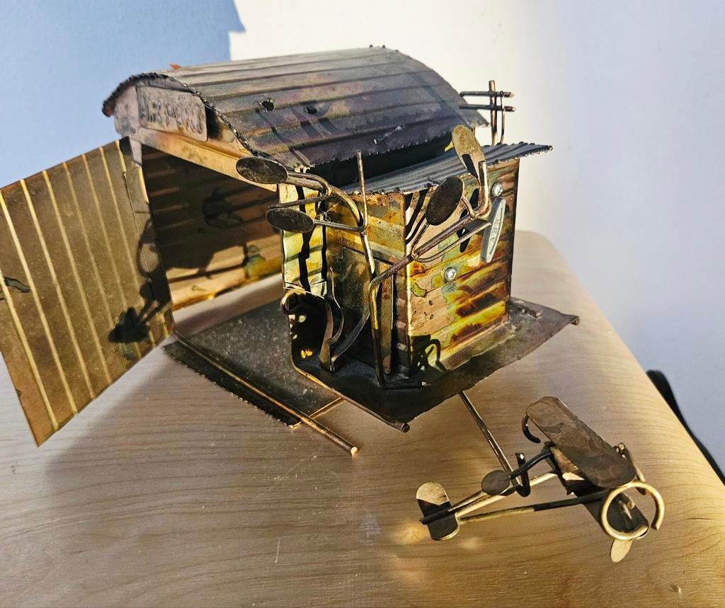 Speeldoos muziekdoos vliegtuig, Ophalen of Verzenden