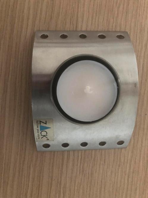 3 stuks Zack design metalen waxinelichthouders, Huis en Inrichting, Woonaccessoires | Kandelaars en Kaarsen, Zo goed als nieuw