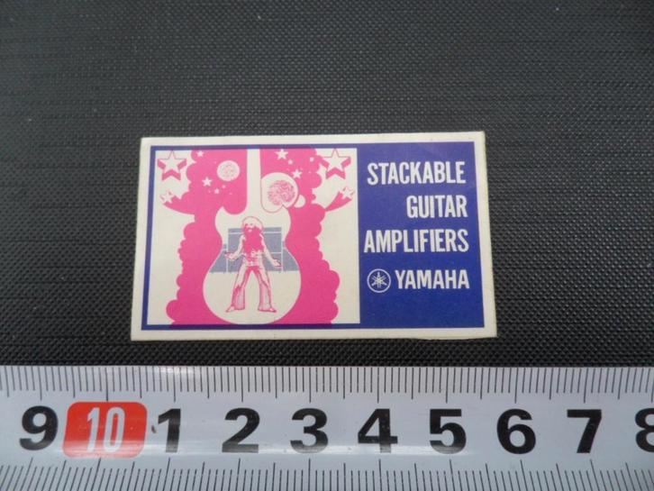 sticker stackable guitar amplifiers YAMAHA, Verzamelen, Stickers, Zo goed als nieuw, Ophalen