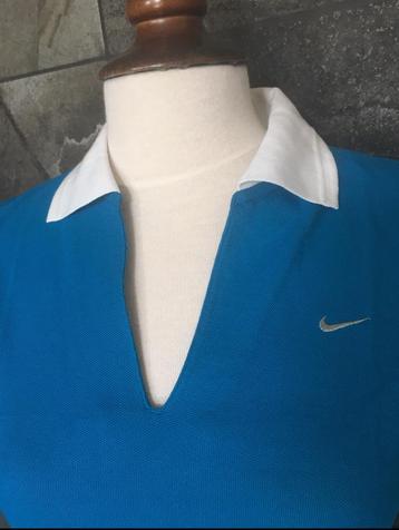 Nike puur katoen top shirt blauw Nieuw met prijskaartje beschikbaar voor biedingen