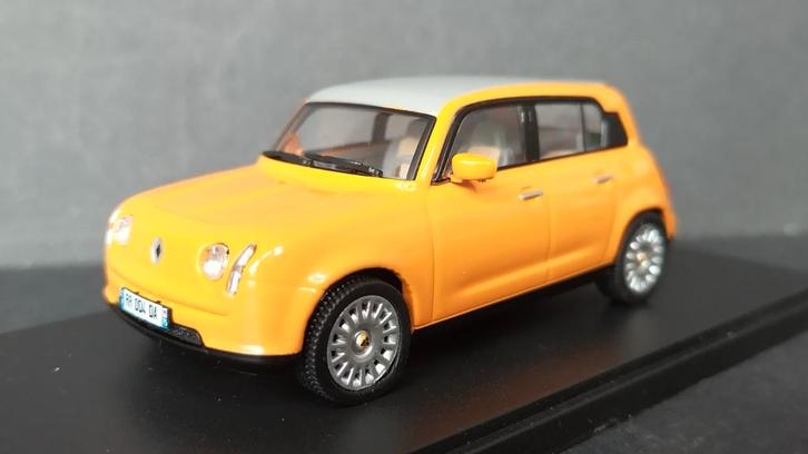 Renault 4 R4 Concept 4 Ever 2011 1:43 Autoplus Collectie Pol, Hobby en Vrije tijd, Modelauto's | 1:43, Zo goed als nieuw, Auto