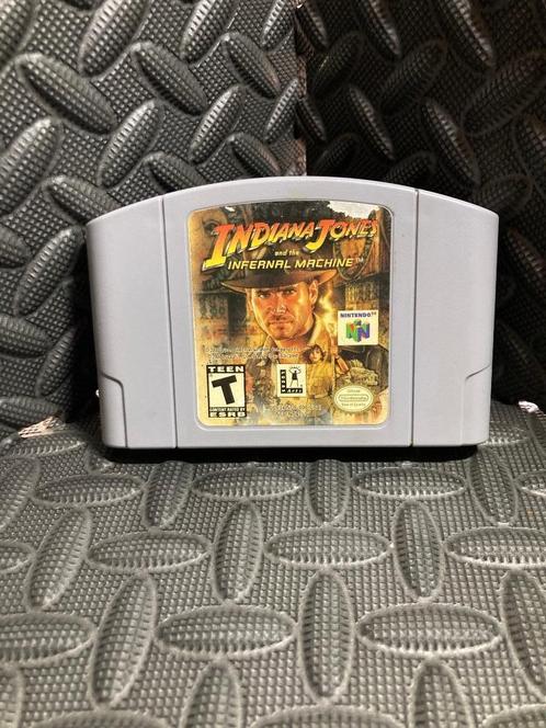 Indiana Jones and the Infernal Machine Nintendo 64, Spelcomputers en Games, Games | Nintendo 64, Avontuur en Actie, 1 speler, Vanaf 3 jaar