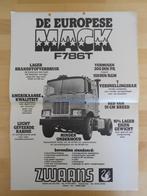 Mack F786T Brochure / Poster ca 1979 – F786 T, Ophalen, Mack, Zo goed als nieuw, Overige merken