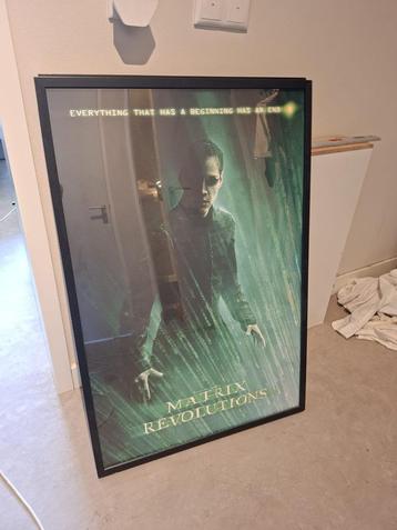 Matrix poster met Neo in nieuwstaat inc lijst beschikbaar voor biedingen