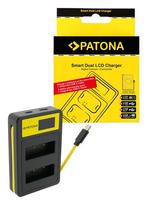 Smart Dual LCD USB Charger Olympus Fuji FinePix S205EXR, Verzenden, Nieuw