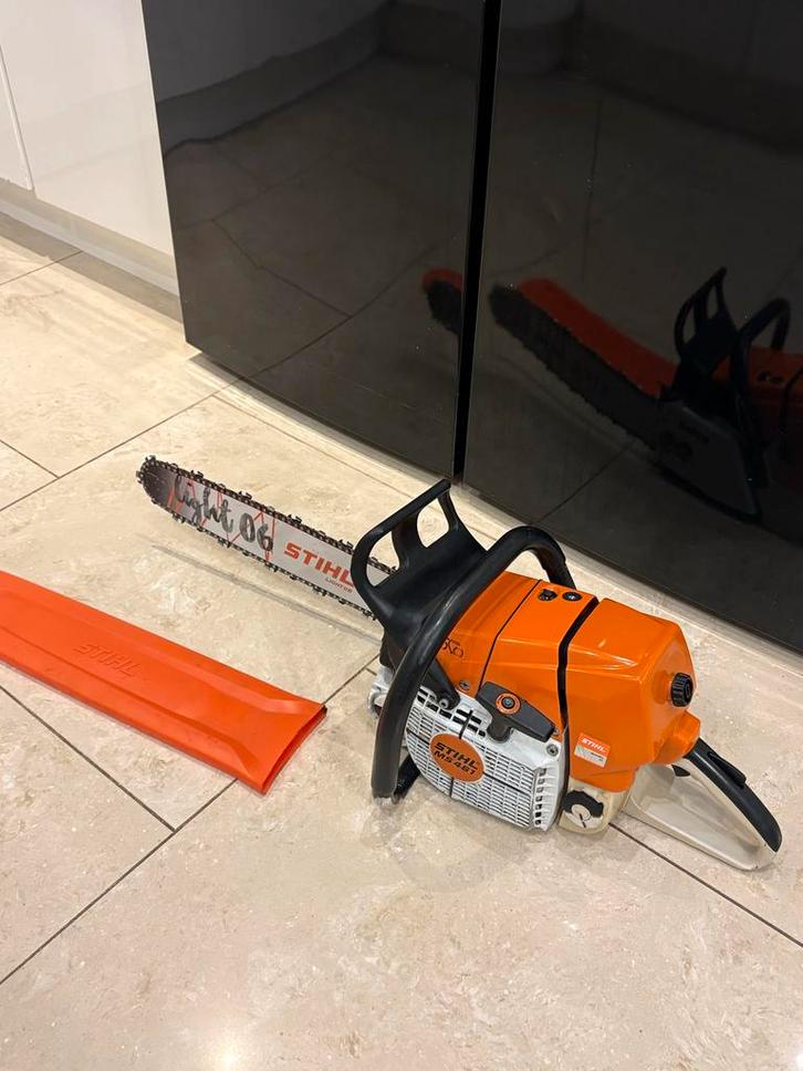 Stihl MS 461 Kettingzaag - Nieuwe Ketting-blad 50cm .!, Tuin en Terras, Hand-tuingereedschap, Gebruikt, Ophalen