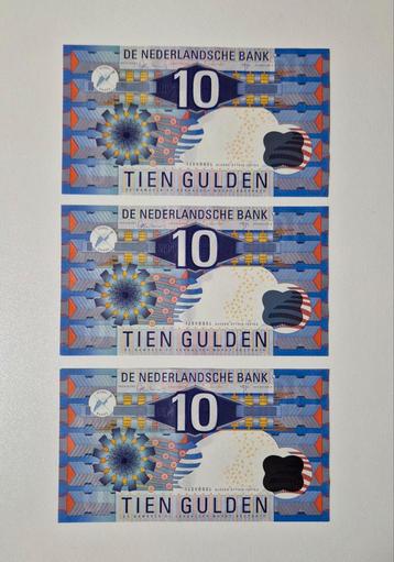 10 Gulden Biljetten 1997  Prachtig  beschikbaar voor biedingen