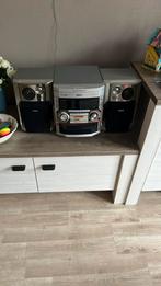 Philips sterio toren met boxen 3maal cd, Audio, Tv en Foto, Stereo-sets, Ophalen of Verzenden, Zo goed als nieuw, Philips